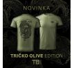 TB Baits Tričko Olive Edition