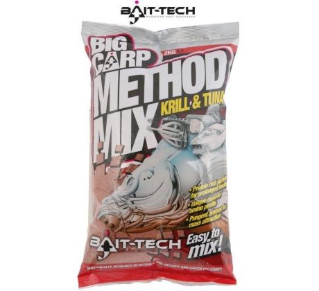 Bait-Tech Krmítková směs Big Carp Method Mix Krill & Tuna 2kg
