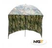 NGT NGT Deštník s bočnicí kamuflážní 220cm