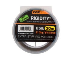 Fox tuhý návazcový materiál Edges Rigidity Trans Khaki