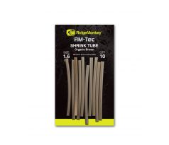 RidgeMonkey Smršťovací hadička RM-Tec Shrink Tube Organic Brown 10ks 