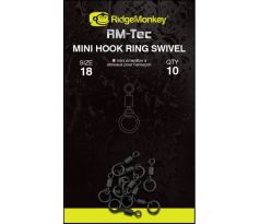 Ridgemonkey Obratlík RM-Tec Mini Hook Ring Swivel 10ks