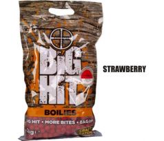 Boilies Crafty Catcher Big Hit 15mm / 2kg Strawberry Cream/Jahodový krém