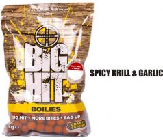 Boilies Crafty Catcher Big Hit 1kg Spicy Krill & Garlic/Pikantní kreveta & Česnek
