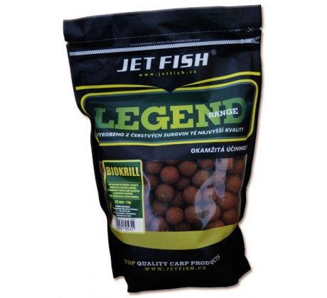Jet Fish Boilie Legend 16mm 0,9kg - Žlutý Impuls + Ořech & Javor - VÝPRODEJ !!!