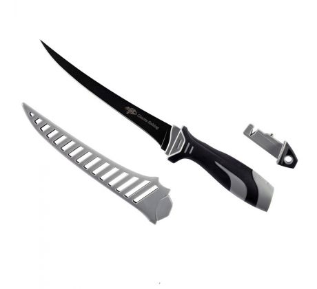 Giants Fishing Filetovací nůž 7 Fillet knife with sharpener ( Easy clean sheath )