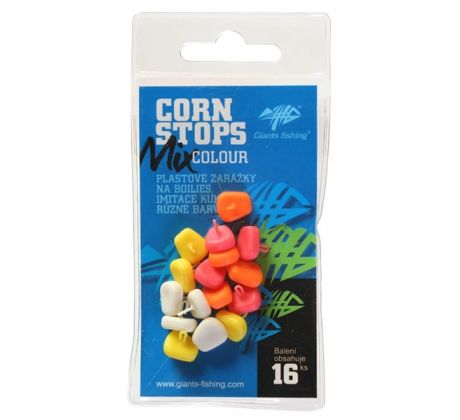 Giants Fishing Zarážky Corn Stops Mix Colour (16ks)