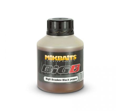 Mikbaits Legends BOOSTER 250ml - BigB Broskev Black pepper