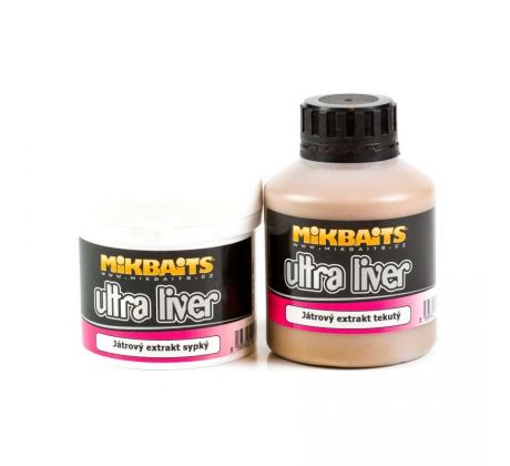 Mikbaits Ultra Liver 250ml - Obalovací extrakt 1+1 (sypký & tekutý)