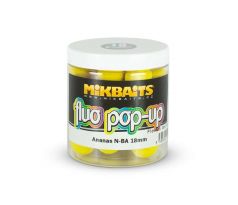 Mikbaits Plovoucí fluo boilie 250ml - Ananas N-BA