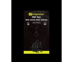 RidgeMonkey Obratlík RM-Tec Flexi Ring Swivel Velikost 11 10ks