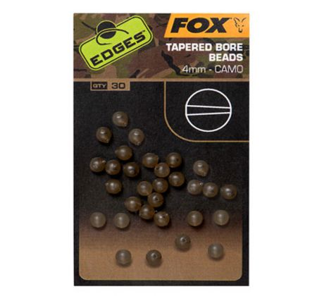 Fox Korálky Edges Camo Tapered Bore Bead 4mm