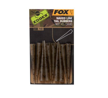 Fox Převleky Edges Camo Naked Line Tail Rubbers vel. 10