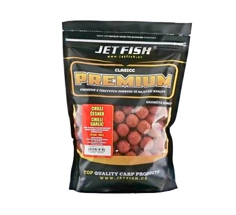 Jet Fish Premium clasicc boilie 700g 20mm - chilli/česnek