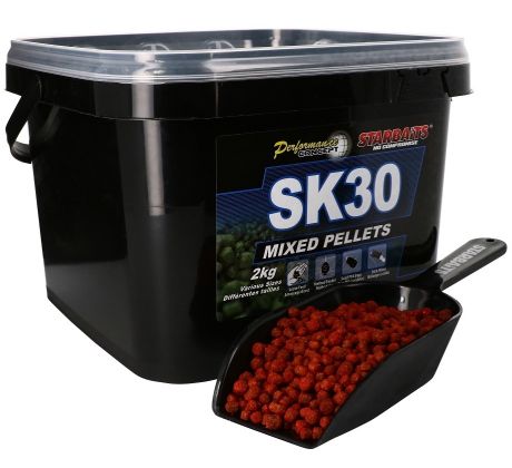 STARBAITS SK30 Pelety Mixed 2kg + lopatka