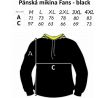 Mikbaits oblečení - Mikina Fans team černá