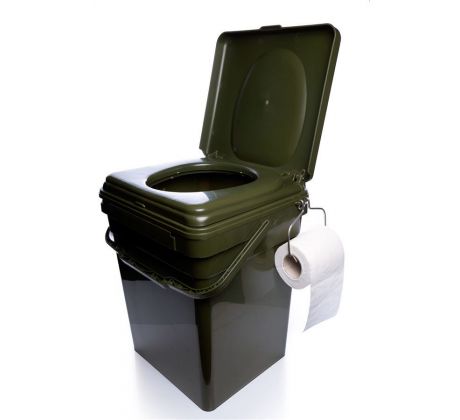 RidgeMonkey toaletní sedátko CoZee + kýbl Modular Bucket 30l - celý set