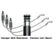 Mivardi Hanger MCX Stainless - Carbon set (3pcs)