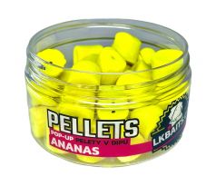 LK Baits POP-UP Pelety v dipu Ananas 12mm, 40g