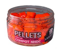 LK Baits POP-UP Pelety v dipu Compot NHDC 12mm, 40g