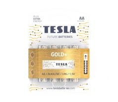 TESLA AA GOLD+ Alkaline 4ks blistr LR06