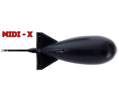 Spomb raketa na krmení Midi X Spomb Black / Černá