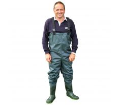 Shakespeare Sigma Nylon PVC Chest Wader Cleated Sole vel. 8/42