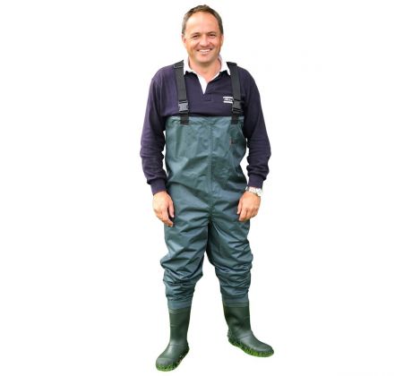 Shakespeare Sigma Nylon PVC Chest Wader Cleated Sole vel. 12/46