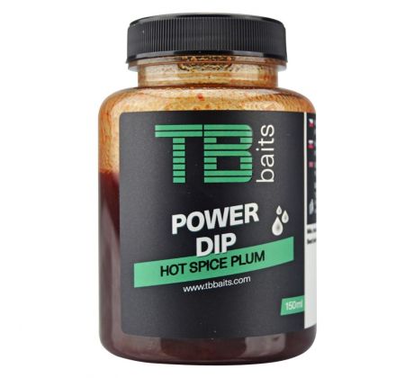 TB Baits Power Dip Hot Spice Plum 150 ml - VÝPRODEJ