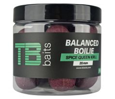 TB Baits Vyvážené Boilie Balanced + Atraktor Spice Queen Krill 100 g