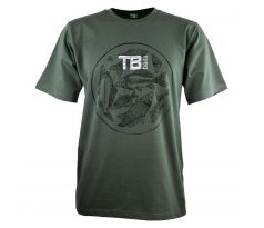 TB Baits Tričko Vintage Green