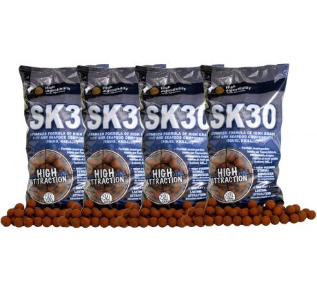 Starbaits Boilie potápivé 10kg SK30 (4 x 2,5kg)