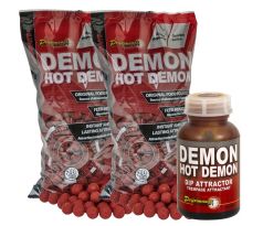 Starbaits Boilie potápivé HOT DEMON 2 x 2,5kg + DIP 200ml Zdarma