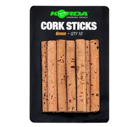 Korda korkové tyčinky Cork Sticks 6 mm