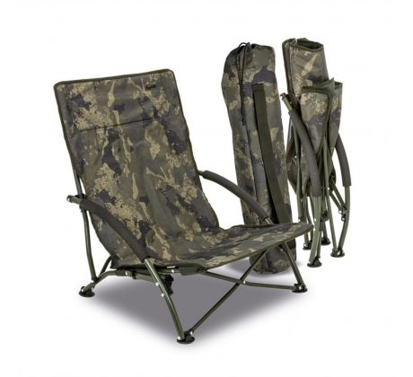 Solar - Křeslo - Undercover Camo Foldable Easy Chair - Low