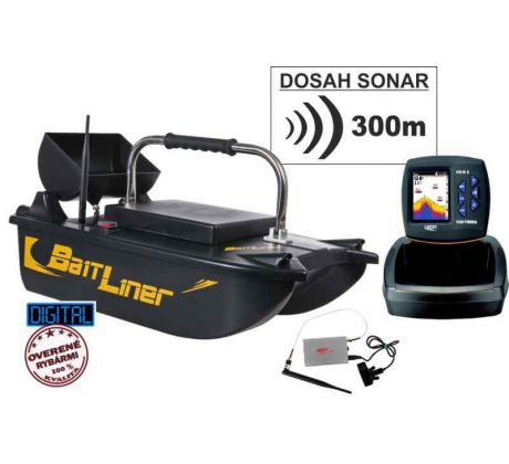 Sports Akční set-Zavážecí loďka a bezdrátový sonar do 300m