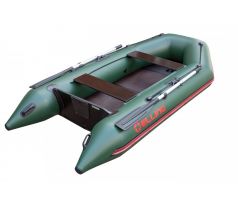 Nafukovací čluny Elling - Patriot 240 s pevnou skládací podlahou, zelený