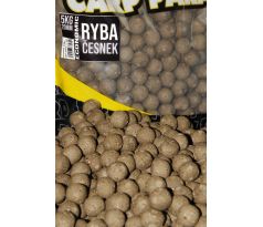 Black Carp ECONOMIC Boilies RYBA - ČESNEK 5kg 20mm