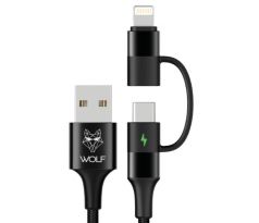 Wolf nabíjecí kabel 2 in 1 Charging Cable