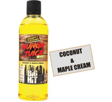 Tekutý posilovač Crafty Catcher Munga Juice 500ml Coconut & Maple Cream/Kokosový ořech & Javorový krém - VÝPRODEJ