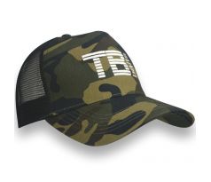 TB Baits Kšiltovka Camo Trucker Cap