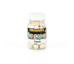 Mikbaits Plovoucí fluo boilie 60ml - Česnek 10mm - VÝPRODEJ !!!