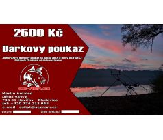 Dárkový poukaz AS-FISH.CZ - 2500