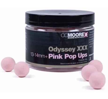 CC Moore Odyssey XXX - Plovoucí boilie růžové 13/14mm 35ks