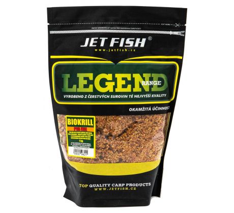 Jet Fish Mix do PVA Legend Range 1kg - Seafood + Švestka & Česnek