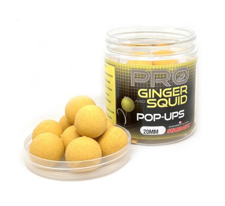 StarBaits Plovoucí boilies Probiotic Ginger Squid 80g