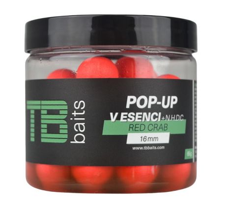 TB Baits Plovoucí Boilie Pop-Up Red Crab + NHDC 65 g