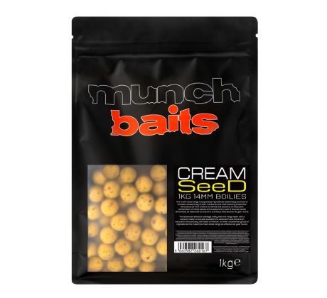 Munch Baits Cream Seed Boilies 1kg