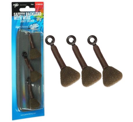 Giants fishing Zátěž Safety Backlead with Wire Sandy Brown(3pc)