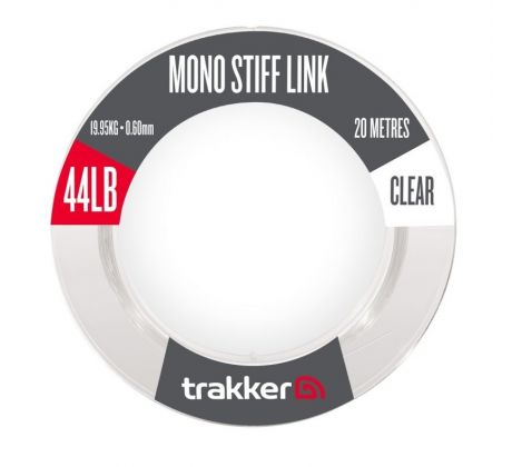 Trakker Návazcový vlasec - Mono Stiff Link 44lb, 19,95kg, 0,6mm, 20m Clear